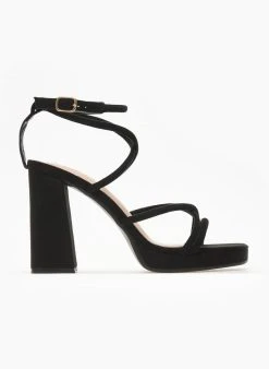 The Fashion Project Πέδιλα με μπαρέτα και φιάπα - Μαύρο -Κατάστημα TheFashionProject pedila me mpareta kai fiapa 111687 mkmb