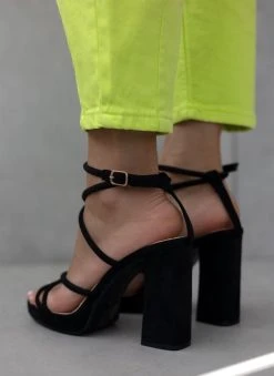 The Fashion Project Πέδιλα με μπαρέτα και φιάπα - Μαύρο -Κατάστημα TheFashionProject pedila me mpareta kai fiapa 111687 p746