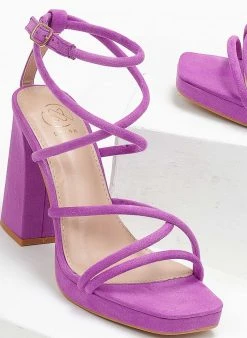 The Fashion Project Πέδιλα με μπαρέτα και φιάπα - Μωβ ανοιχτό -Κατάστημα TheFashionProject pedila me mpareta kai fiapa 111688 5ygs