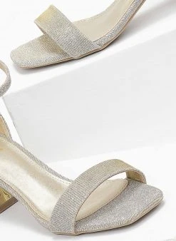 Xti Footwear Πέδιλα με μπαρέτα και Glitter Xti 141259 - Χρυσό -Κατάστημα TheFashionProject pedila me mpareta kai glitter xti 141259 110240 w6cu