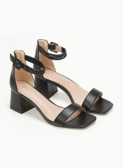 The Fashion Project Πέδιλα με μπαρέτα και στρας - Μαύρο -Κατάστημα TheFashionProject pedila me mpareta kai strass 110705 5wu5