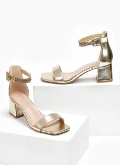 The Fashion Project Πέδιλα με μπαρέτα και στρας - Χρυσό 8 The Fashion Project Πέδιλα με μπαρέτα και στρας - Χρυσό -Κατάστημα TheFashionProject pedila me mpareta kai strass 110707 bm1b