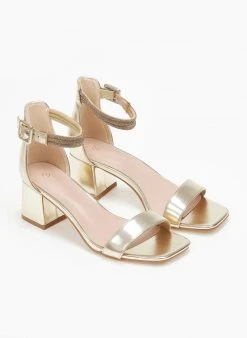 The Fashion Project Πέδιλα με μπαρέτα και στρας - Χρυσό 7 The Fashion Project Πέδιλα με μπαρέτα και στρας - Χρυσό -Κατάστημα TheFashionProject pedila me mpareta kai strass 110707 x32w