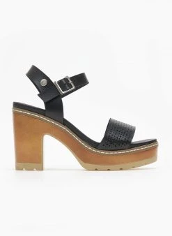 Πέδιλα με μπαρέτα Refresh 170777 - Μαύρο