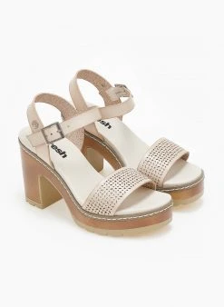 Πέδιλα με μπαρέτα Refresh 170777 - Μπεζ -Κατάστημα TheFashionProject pedila me mpareta refresh 170777 110203 kizb