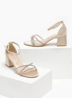 The Fashion Project Πέδιλα με μπαρέτα σατέν - Μπεζ 11 The Fashion Project Πέδιλα με μπαρέτα σατέν - Μπεζ -Κατάστημα TheFashionProject pedila me mpareta saten 110661 h8ue