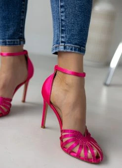 The Fashion Project Πέδιλα με μπαρέτα υφασμάτινα - Φούξια -Κατάστημα TheFashionProject pedila me mpareta ufasmatina 110603 2wnk