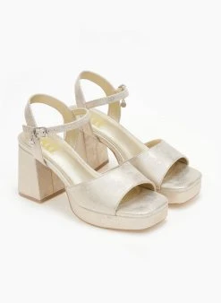 Xti Footwear Πέδιλα με μπαρέτα Xti 141471 - Χρυσό -Κατάστημα TheFashionProject pedila me mpareta xti 141471 110476 0mhh