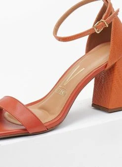 Πέδιλα με μπαρέτα και Pattern Vizzano 6464.102 - Κεραμιδί -Κατάστημα TheFashionProject pedila me pattern sto takouni vizzano 6464102 106424 1k00