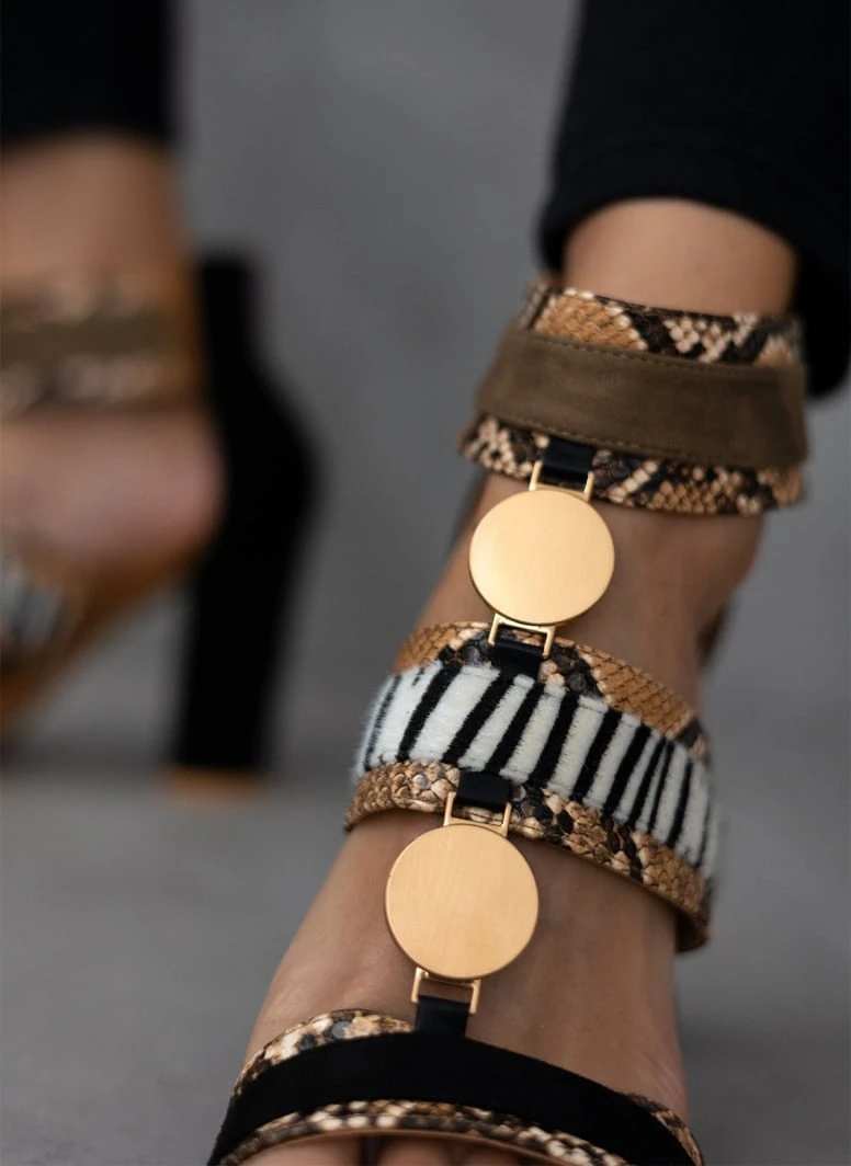 The Fashion Project Πέδιλα με Print και μεταλλικά στοιχεία - Multi 9 The Fashion Project Πέδιλα με Print και μεταλλικά στοιχεία - Multi - Image 7