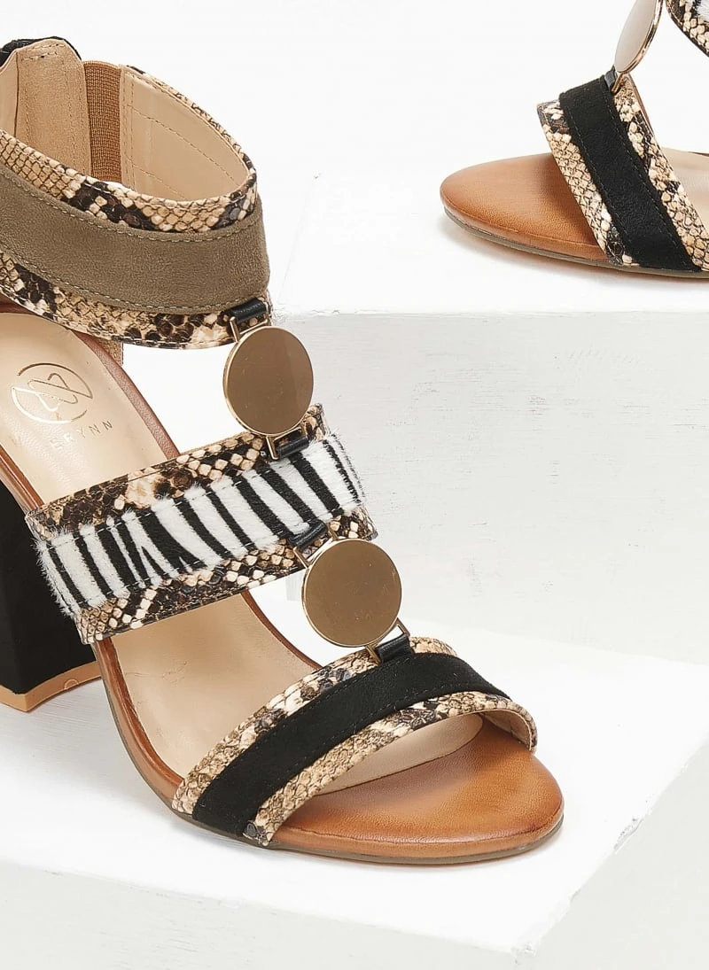The Fashion Project Πέδιλα με Print και μεταλλικά στοιχεία - Multi 7 The Fashion Project Πέδιλα με Print και μεταλλικά στοιχεία - Multi - Image 5
