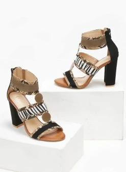 The Fashion Project Πέδιλα με Print και μεταλλικά στοιχεία - Multi 14 The Fashion Project Πέδιλα με Print και μεταλλικά στοιχεία - Multi -Κατάστημα TheFashionProject pedila me print kai metallika stoixeia 111734 m9nf