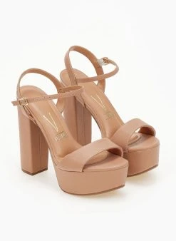 Πέδιλα με φιάπα Vizzano 6282.455 - Nude -Κατάστημα TheFashionProject pedila me psili fiapa vizzano 6282455 106446 m1l2