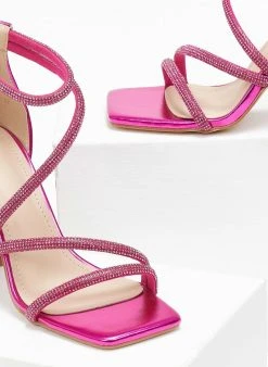 The Fashion Project Πέδιλα με στρας Mettalic - Φούξια 8 The Fashion Project Πέδιλα με στρας Mettalic - Φούξια -Κατάστημα TheFashionProject pedila me strass se metallikes apoxrwseis 110757 2ome