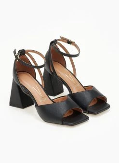 Πέδιλα με μπαρέτα Vizzano 6464.106 - Μαύρο -Κατάστημα TheFashionProject pedila me takouni kampana vizzano 6464106 106431 tgl8