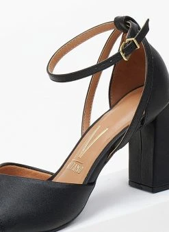 Πέδιλα με μπαρέτα Vizzano 6464.106 - Μαύρο -Κατάστημα TheFashionProject pedila me takouni kampana vizzano 6464106 106431 yeuz