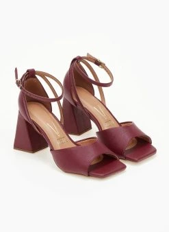 Πέδιλα με μπαρέτα Vizzano 6464.106 - Μπορντό -Κατάστημα TheFashionProject pedila me takouni kampana vizzano 6464106 106434 gv4t