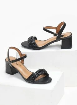 The Fashion Project Πέδιλα με χαμηλό τακούνι - Μαύρο -Κατάστημα TheFashionProject pedila me xamilo takouni 111396 9zbk