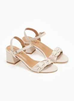 The Fashion Project Πέδιλα με χαμηλό τακούνι - Μπεζ -Κατάστημα TheFashionProject pedila me xamilo takouni 111397 h7w6