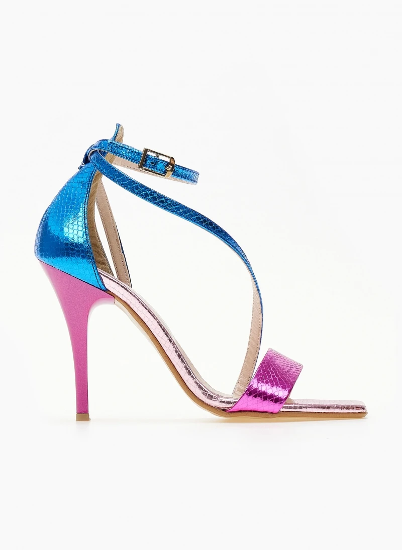 Πέδιλα με μπαρέτα και διχρωμία Tfp - Ροζ 4 Πέδιλα με μπαρέτα και διχρωμία Tfp - Ροζ - Image 2