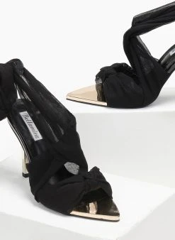 The Fashion Project Πέδιλα Lace Up - Μαύρο -Κατάστημα TheFashionProject pedila mutera me lace up desimo 110943 ikic