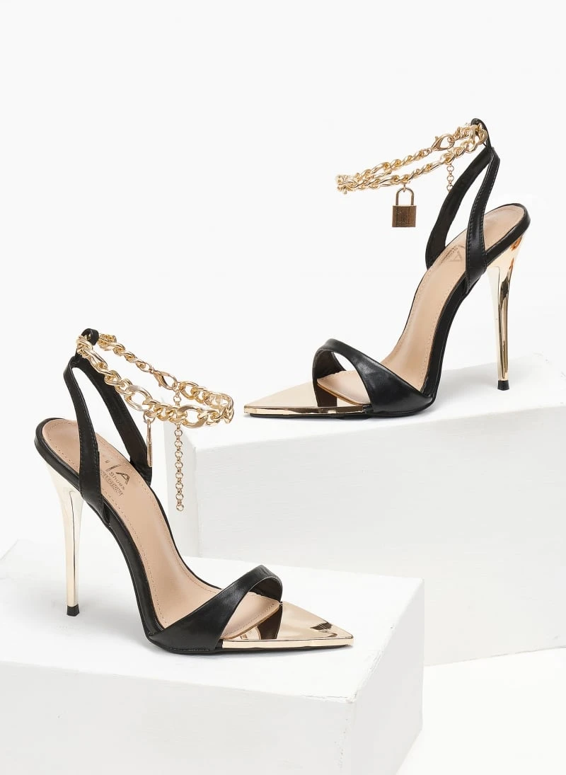 The Fashion Project Πέδιλα με μπαρέτα αλυσίδα - Μαύρο 4 The Fashion Project Πέδιλα με μπαρέτα αλυσίδα - Μαύρο - Image 2