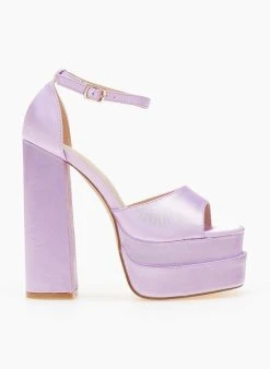 The Fashion Project Πέδιλα Platform με κλειστή φτέρνα - Λιλά 10 The Fashion Project Πέδιλα Platform με κλειστή φτέρνα - Λιλά -Κατάστημα TheFashionProject pedila platform me kleisti fterna 103909 ortd