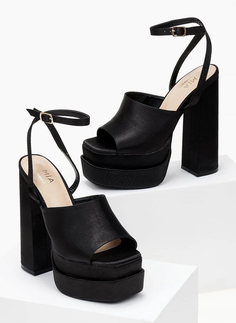 The Fashion Project Πέδιλα με φιάπα υφασμάτινα - Μαύρο 4 The Fashion Project Πέδιλα με φιάπα υφασμάτινα - Μαύρο - Image 2