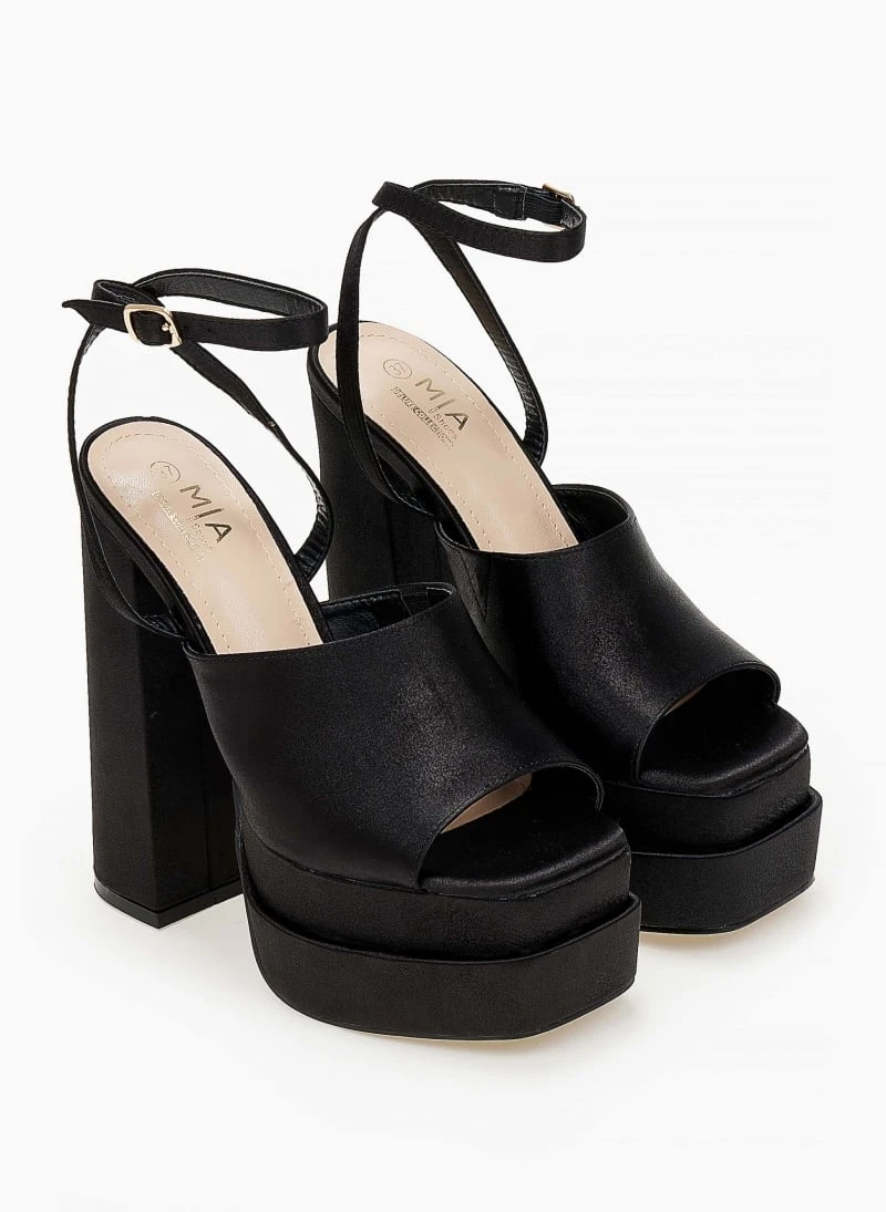 The Fashion Project Πέδιλα με φιάπα υφασμάτινα - Μαύρο 6 The Fashion Project Πέδιλα με φιάπα υφασμάτινα - Μαύρο - Image 4