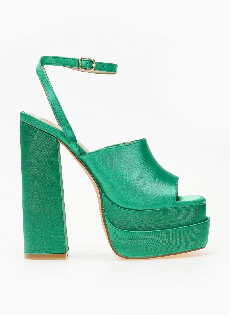 The Fashion Project Πέδιλα με φιάπα υφασμάτινα - Πράσινο 3 The Fashion Project Πέδιλα με φιάπα υφασμάτινα - Πράσινο