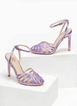 The Fashion Project Πέδιλα με μπαρέτα σε μεταλλικές αποχρώσεις - Μωβ 8 The Fashion Project Πέδιλα με μπαρέτα σε μεταλλικές αποχρώσεις - Μωβ -Κατάστημα TheFashionProject pedila retro se metallikes apoxrwseis 110716 rtkk