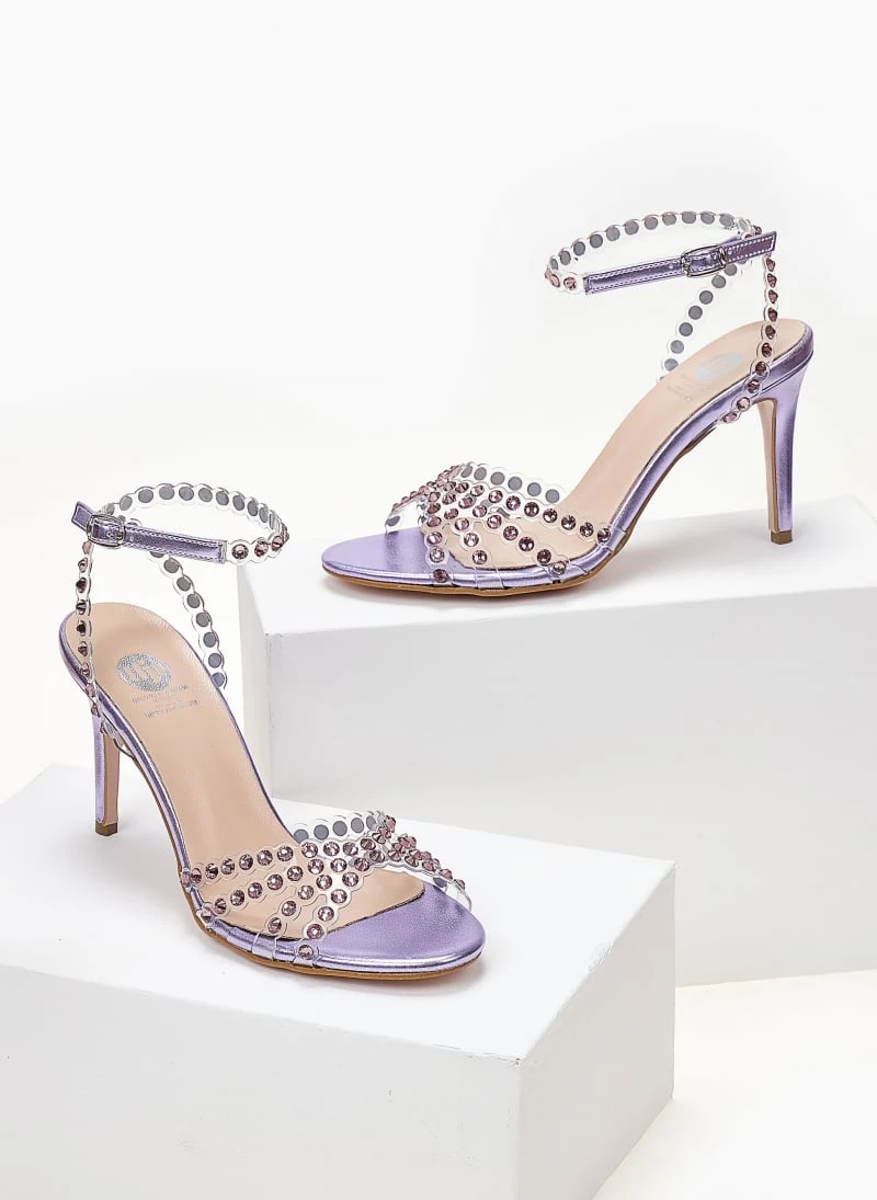 Πέδιλα με στρας και διαφάνεια Tfp - Λιλά 5 Πέδιλα με στρας και διαφάνεια Tfp - Λιλά - Image 3