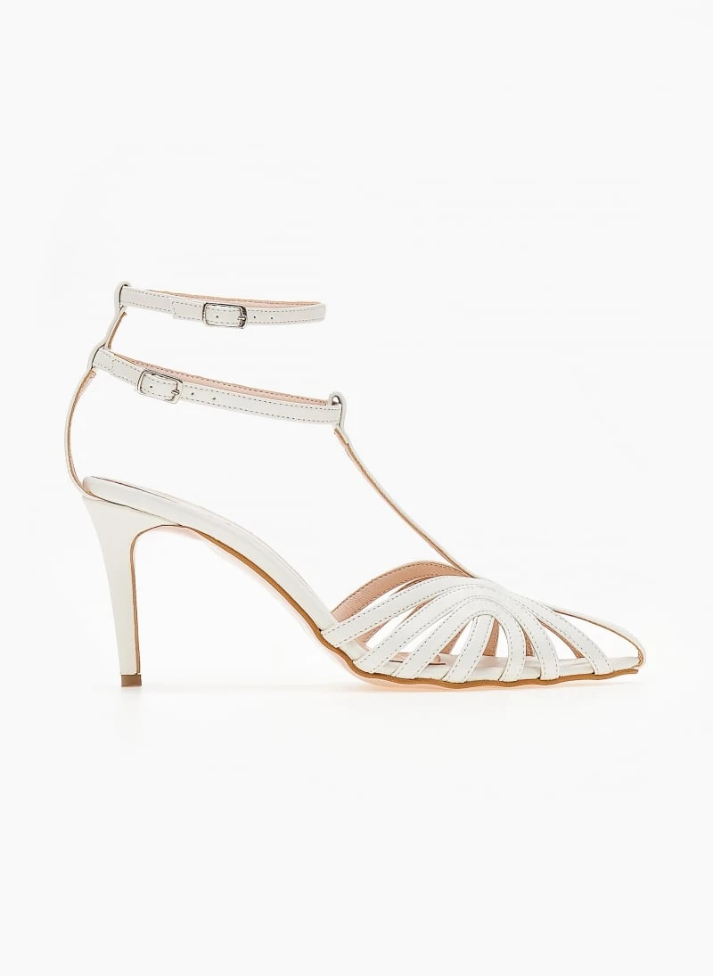 Πέδιλα με μπαρέτα ρετρό Tfp - Λευκό 4 Πέδιλα με μπαρέτα ρετρό Tfp - Λευκό - Image 2