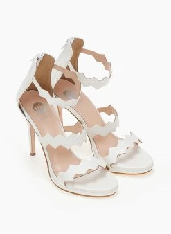 Πέδιλα με φιάπα και φερμουάρ Tfp - Λευκό 14 Πέδιλα με φιάπα και φερμουάρ Tfp - Λευκό -Κατάστημα TheFashionProject pedila tfp me fermouar sto pisw meros 104270 ylxl