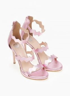 Πέδιλα με φιάπα και φερμουάρ Tfp - Ροζ -Κατάστημα TheFashionProject pedila tfp me fermouar sto pisw meros 104271 yfks