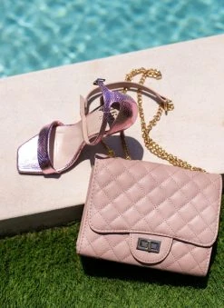 Πέδιλα με μπαρέτα και Pattern Tfp - Ροζ -Κατάστημα TheFashionProject pedila tfp me kleisti fterna 105259 k4nv