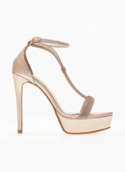 Πέδιλα με φιάπα και στρας Tfp - Χαλκός 10 Πέδιλα με φιάπα και στρας Tfp - Χαλκός -Κατάστημα TheFashionProject pedila tfp me stras lourakia kai mpareta 104274 ek2a