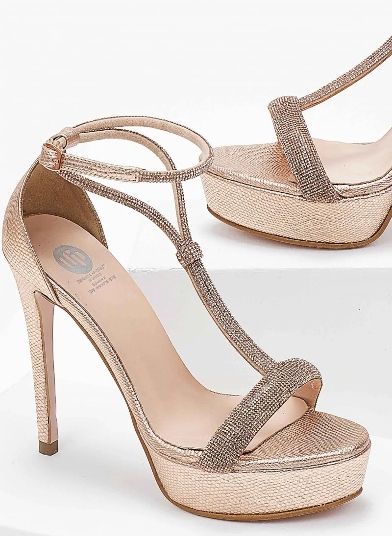 Πέδιλα με φιάπα και στρας Tfp - Χαλκός 7 Πέδιλα με φιάπα και στρας Tfp - Χαλκός - Image 5