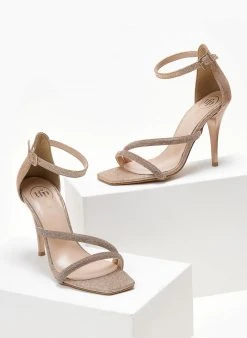 Πέδιλα με στρας Tfp - Χαλκός -Κατάστημα TheFashionProject pedila tfp me strass 104693 nfzi