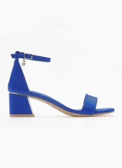 Xti Footwear Πέδιλα με μπαρέτα υφασμάτινα Xti 140937 - Μπλε