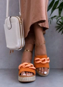 The Fashion Project Flatforms Nubuck με αλυσίδα - Πορτοκαλί 12 The Fashion Project Flatforms Nubuck με αλυσίδα - Πορτοκαλί -Κατάστημα TheFashionProject platformes nubuck estil me kokalini alusida 104275 g8rw