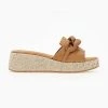 The Fashion Project Flatforms Nubuck με αλυσίδα - Πούρο -Κατάστημα TheFashionProject platformes nubuck estil me kokalini alusida 104276 rngf