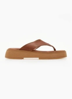 Flatforms δερμάτινα Estil - Ταμπά