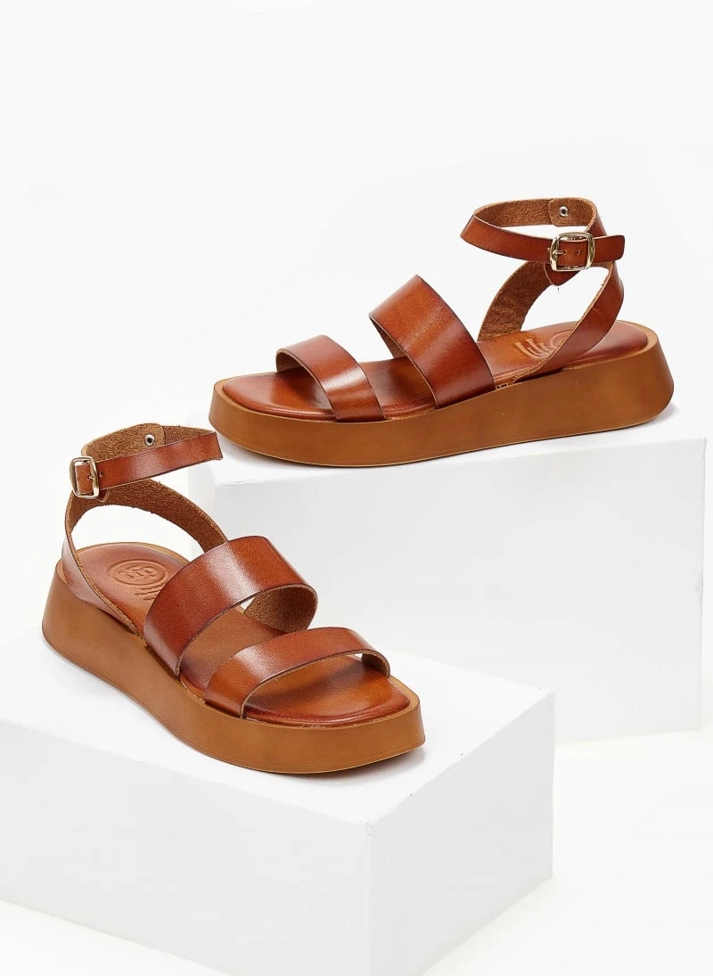 Σανδάλια δερμάτινα με δύο φάσες Tfp - Ταμπά 5 Σανδάλια δερμάτινα με δύο φάσες Tfp - Ταμπά - Image 3