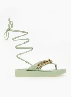 The Fashion Project Flatform με αλυσίδα - Βεραμάν -Κατάστημα TheFashionProject sandalia me alusida kai kordonia 103889 gnpd