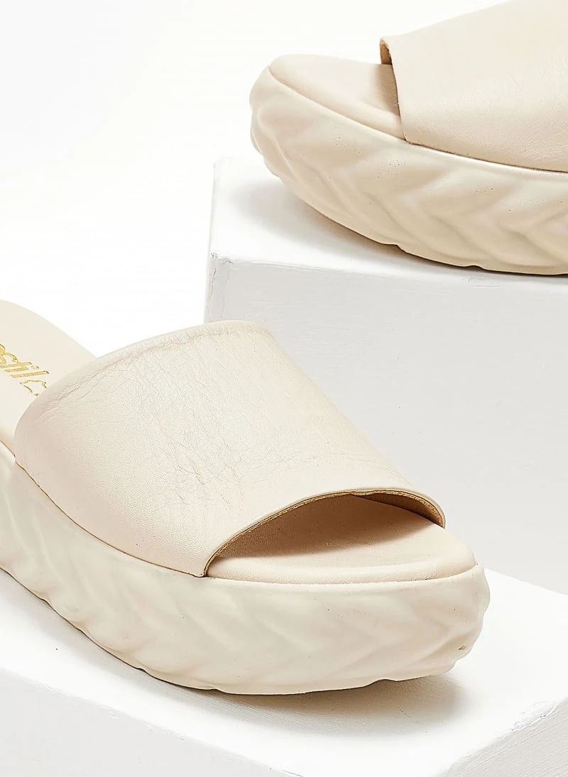 Flatforms δερμάτινα με σχέδιο στη σόλα Estil - Ζαχαρί 5 Flatforms δερμάτινα με σχέδιο στη σόλα Estil - Ζαχαρί - Image 3