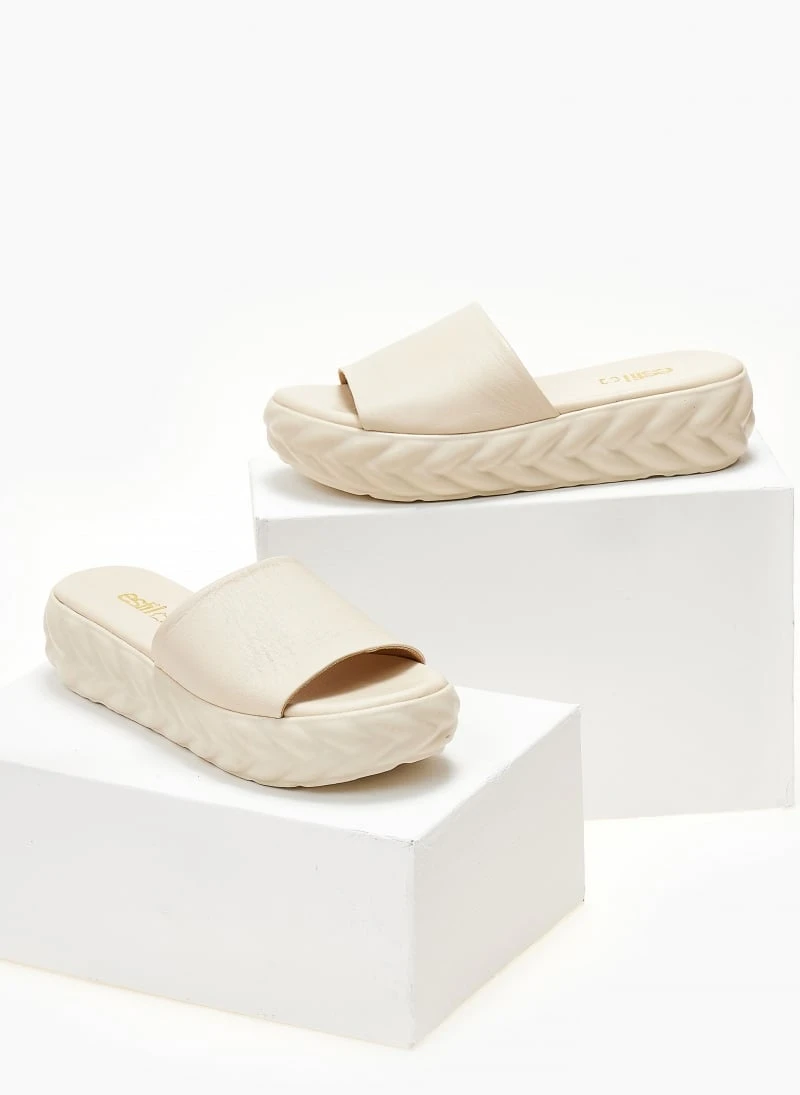 Flatforms δερμάτινα με σχέδιο στη σόλα Estil - Ζαχαρί 7 Flatforms δερμάτινα με σχέδιο στη σόλα Estil - Ζαχαρί - Image 5