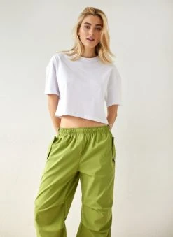 The Fashion Project T-shirt Cropped βαμβακερό - Λευκό