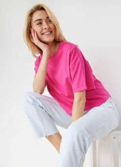 The Fashion Project T-shirt Cropped βαμβακερό - Φούξια -Κατάστημα TheFashionProject t shirt cropped vamvakero 111076 yrs8