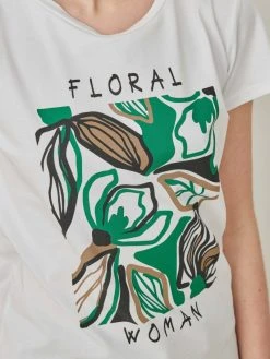 The Fashion Project T-shirt με στάμπα - Πράσινο 9 The Fashion Project T-shirt με στάμπα - Πράσινο -Κατάστημα TheFashionProject t shirt me stampa 100599 3cod